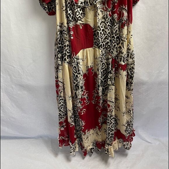 Red Leopard Maxi Dress - Picture 12 of 14